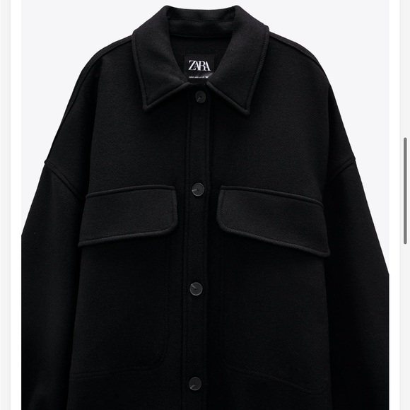 Zara Wool blend long shirts - Picture 6 of 12